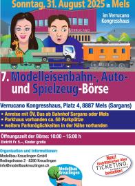 7. Modelleisenbahn- Auto und Spielzeug Börse 