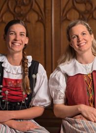  Lisa Stoll + Fabienne Romer: Stubete am Rhein - Orgel trifft Alphorn