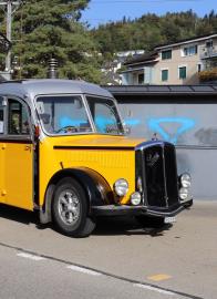 Sonntagsbrunch (1. Fahrt) mit Oldtimerpostauto 