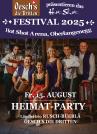 Oesch's die Dritten präsentieren das 3. Hot Shot Festival 2025 - HEIMAT-PARTY
