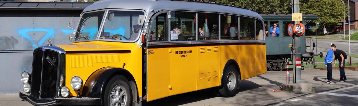 Sonntagsbrunch (1. Fahrt) mit Oldtimerpostauto 