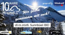 H-und.ch Jubiläumstag: Winterabenteuer mit Hund auf Sunnbüel (BE) H-und.ch Jubiläumstag: Winterabenteuer mit Hund auf Sunnbüel (BE)